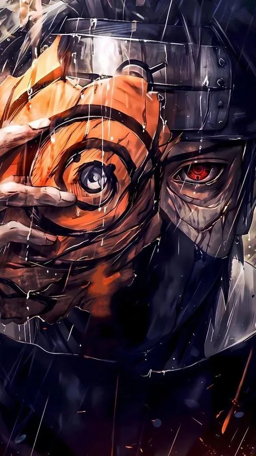 75 Hình Ảnh Obito Đeo Mặt Nạ ngầu từ xoắn ốc tới mặt nạ trắng khí chất phản diện cô độc