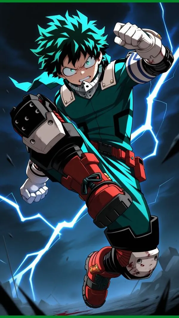 Deku và Bakugo đối đầu dưới mưa tia lửa, ánh mắt cả hai căng cứng làm trận đấu nảy lửa