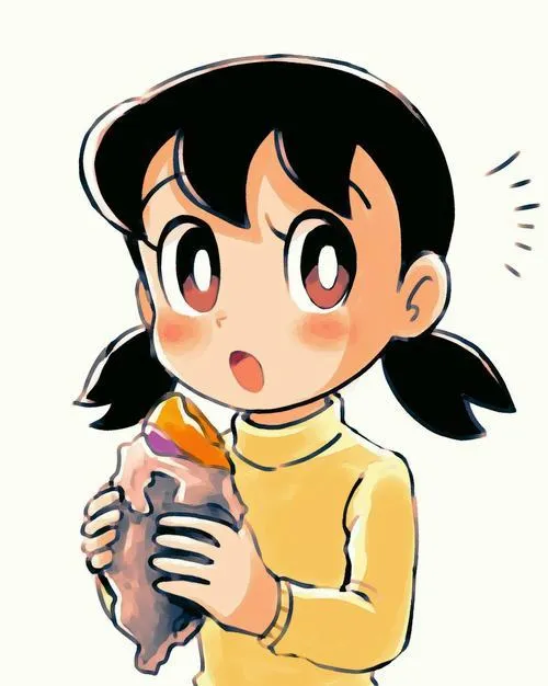 hinh shizuka chibi dep trong treo cho fan doraemon 1