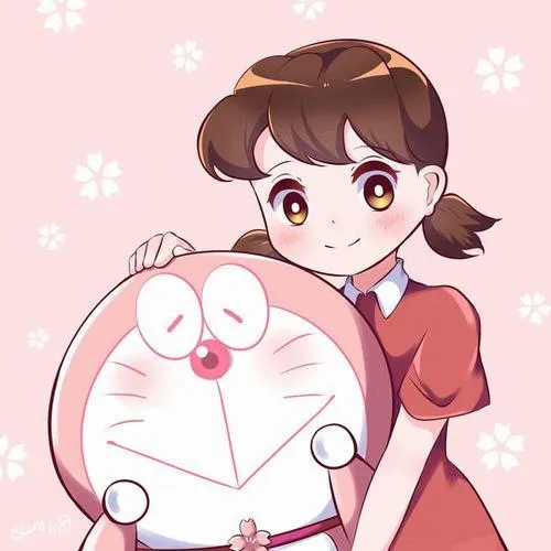 hinh shizuka chibi dep trong treo cho fan doraemon 3