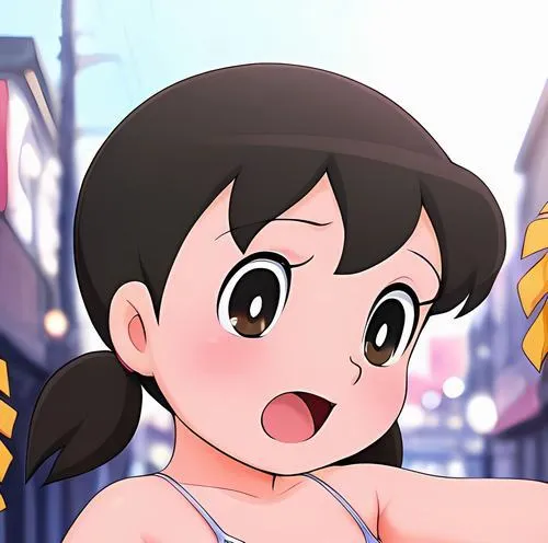 hinh shizuka chibi dep trong treo cho fan doraemon 4