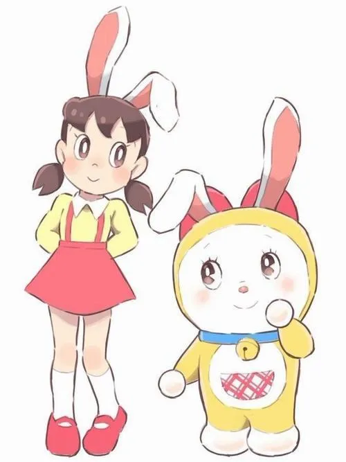 hinh shizuka chibi dep trong treo cho fan doraemon 5