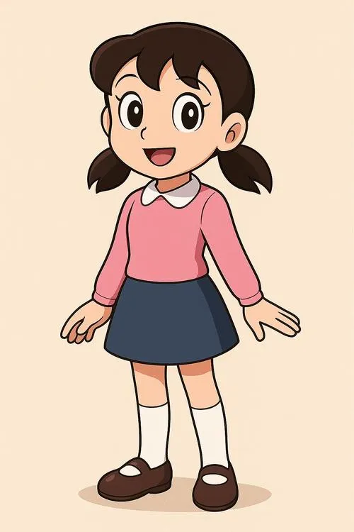 hinh shizuka chibi dep trong treo cho fan doraemon 8