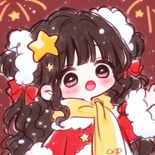 hinh ve chibi ngay tet sum vay ngap tran niem vui 8