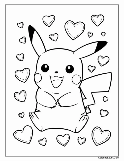 huong dan to mau pikachu va satoshi dep nhat 13