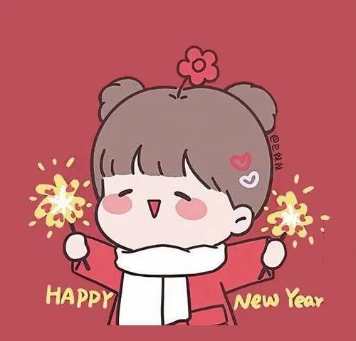 tranh chibi chuc tet ngo nghinh thay loi yeu thuong 13
