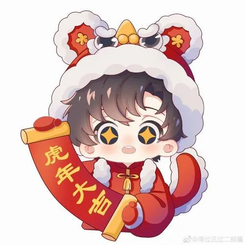 tranh chibi chuc tet ngo nghinh thay loi yeu thuong 4