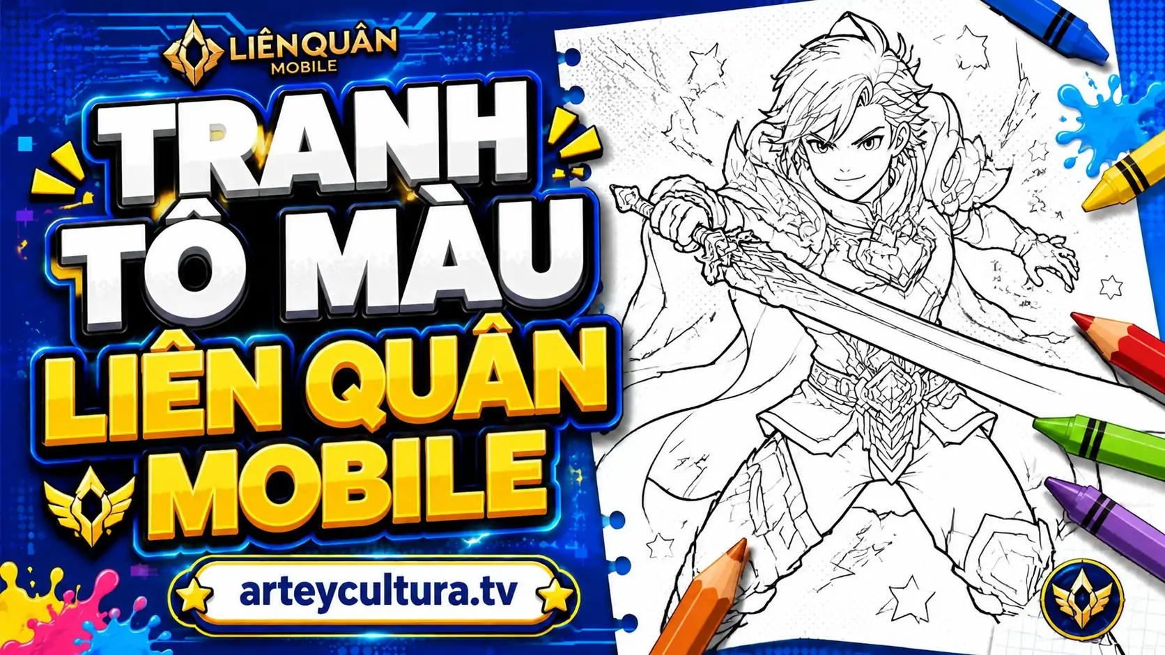 Khám phá 73 Tranh Tô Màu Tướng Liên Quân Mobile hơn một trăm nhân vật với trang phục đặc trưng