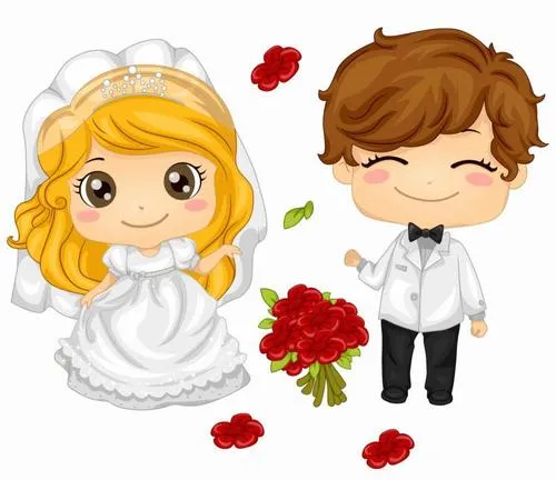 tranh ve co dau chu re chibi lam thiep moi 13