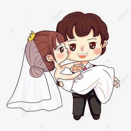 tranh ve co dau chu re chibi lam thiep moi 6