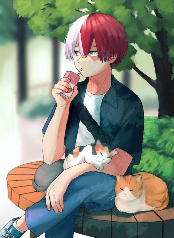 tranh ve fanart todoroki dep nhat lam giao dien dien thoai 17