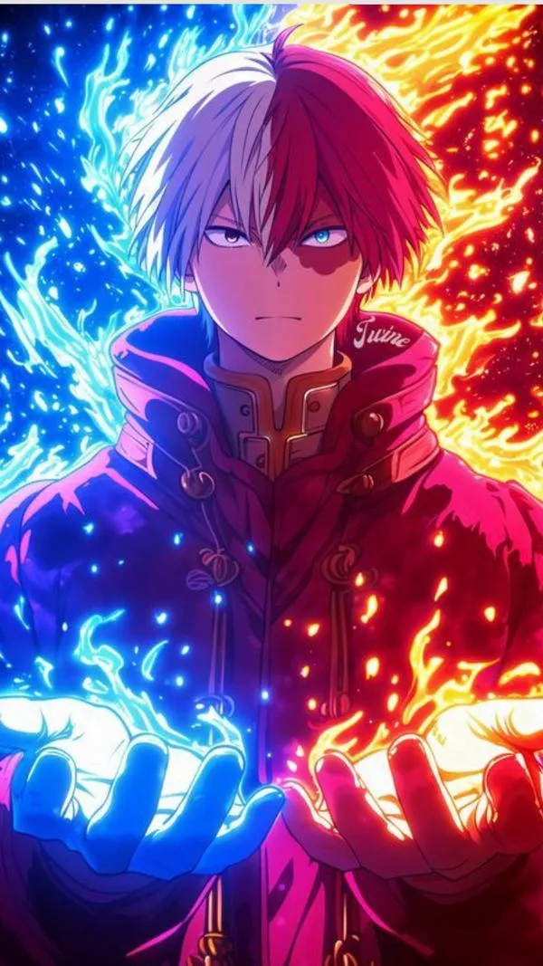 tranh ve fanart todoroki dep nhat lam giao dien dien thoai 2