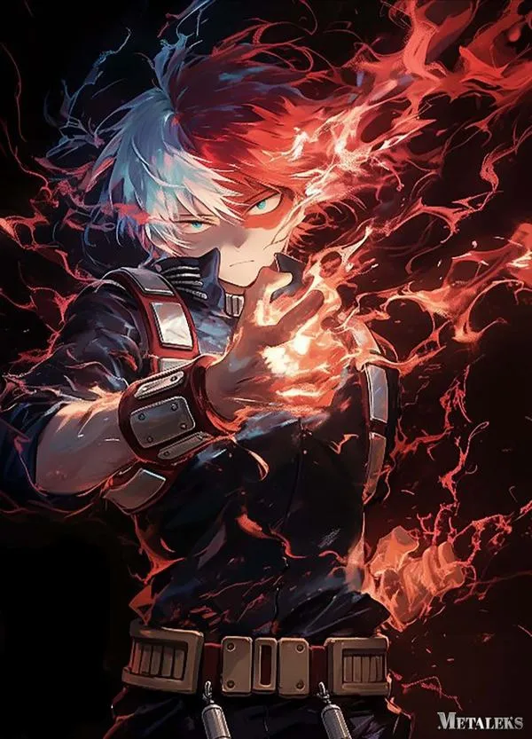 tranh ve fanart todoroki dep nhat lam giao dien dien thoai 5