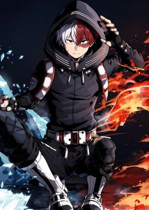tranh ve fanart todoroki dep nhat lam giao dien dien thoai 7