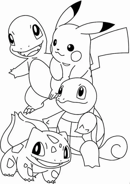tranh ve phac thao pikachu va nhung nguoi ban 4