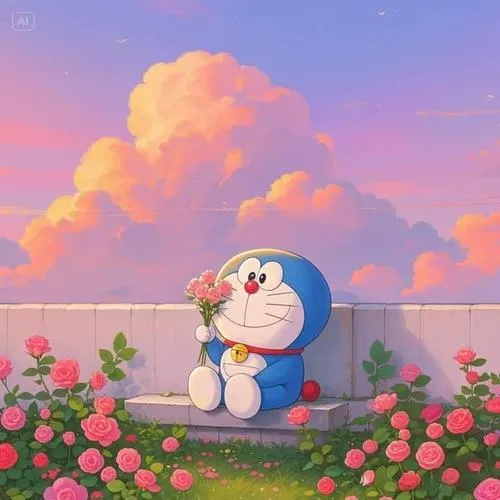 tuyen tap tranh mau nuoc doraemon dep den nao long 11