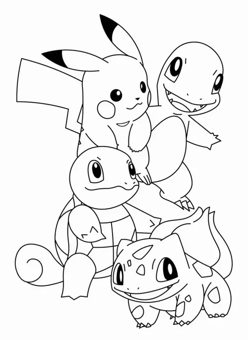 tuyen tap tranh to mau pikachu chibi ngo nghinh 15