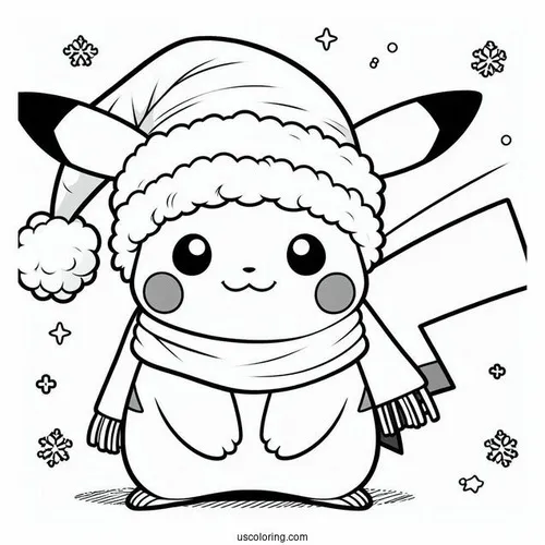 tuyen tap tranh to mau pikachu chibi ngo nghinh 29