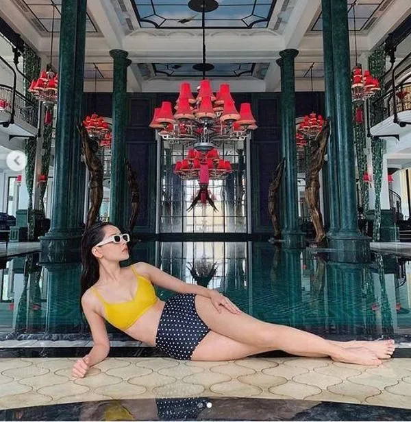 Anh Quynh Anh Shyn dien bikini cuon hut danh cho fan 1