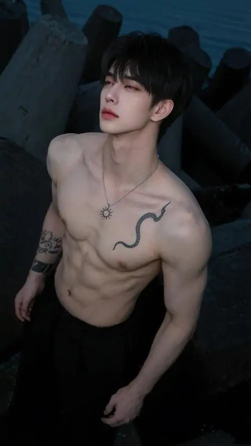 Ngam Anh trai 6 mui bung ngoai bai bien da ram nang ranh bung sau va than thai nam than 14