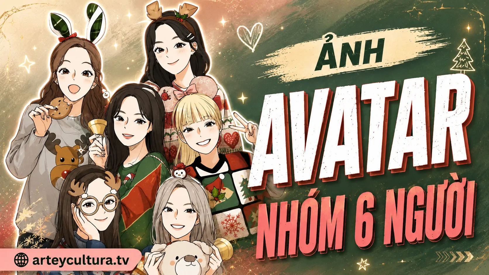 72 Ảnh Avatar cho Nhóm 6 Người ngầu lòi bố cục đẹp biểu cảm tự nhiên, cực ăn ý