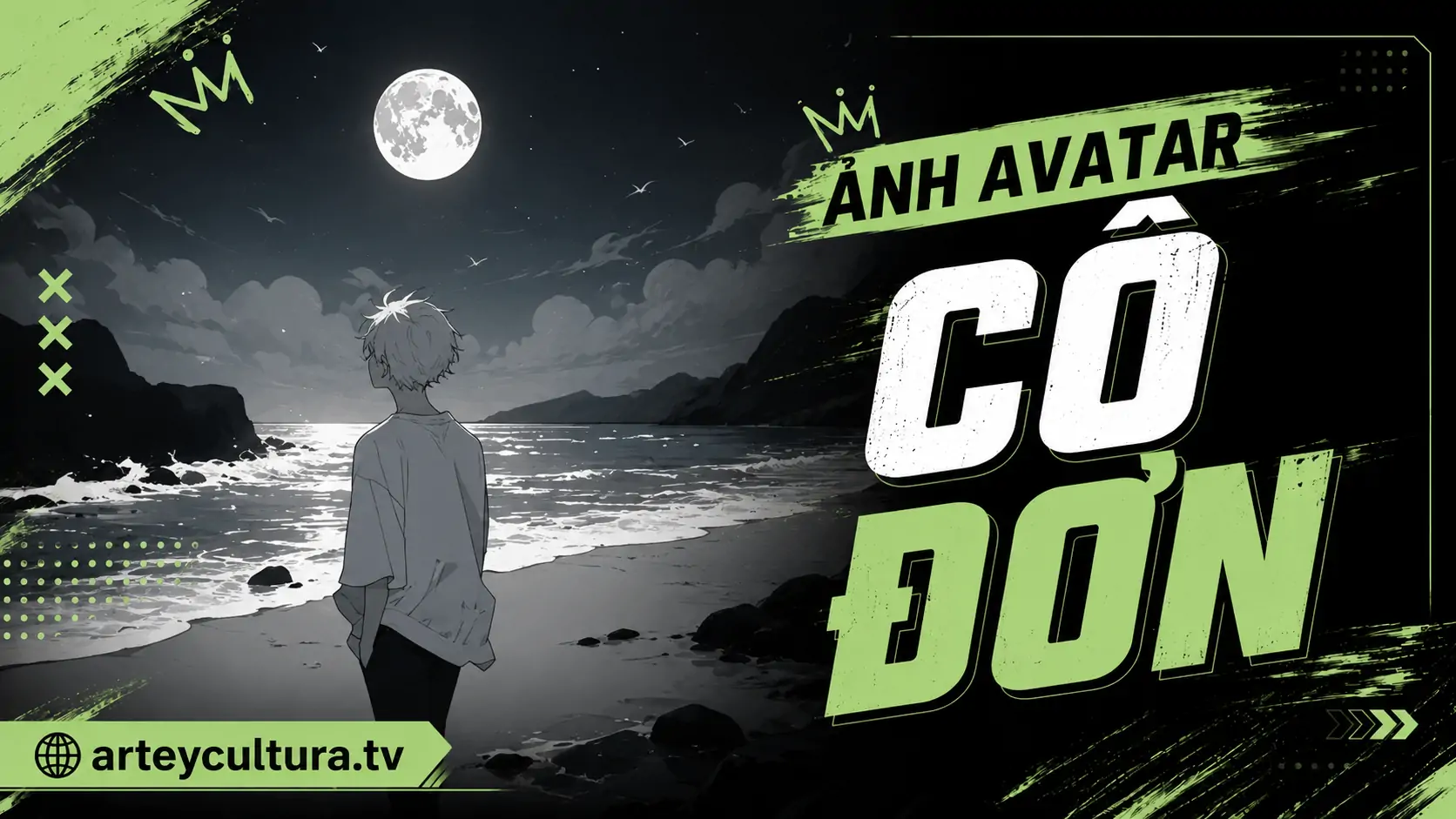 121 Ảnh Avatar Cô Đơn gam màu lạnh tối hợp người muốn thể hiện nỗi buồn kín đáo