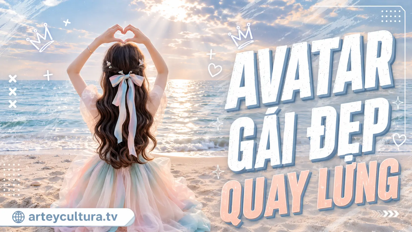 69 Ảnh Avatar Gái Đẹp Quay Lưng Người Thật với bờ vai thon, mái tóc thơ mộng và ánh sáng mềm mại đầy điện ảnh