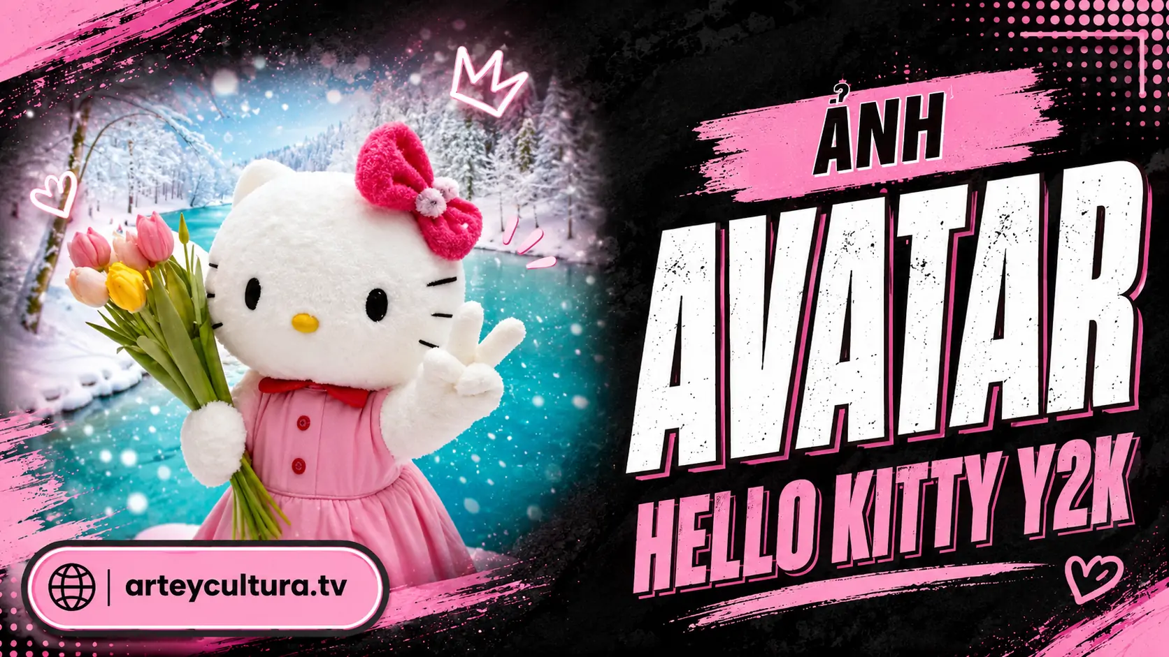 60 Ảnh Avatar Hello Kitty Y2K phong cách Retro những năm 2000 dành cho tín đồ Sanrio