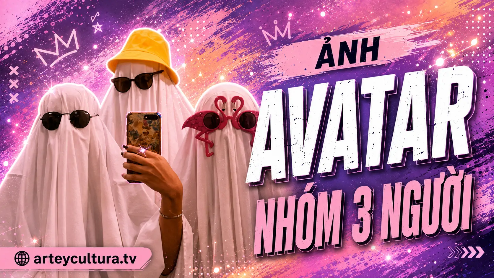 120 Ảnh Avatar Nhóm 3 Người đẹp vô tri bố cục rõ nét, tông màu đồng bộ và độ nhận diện cao