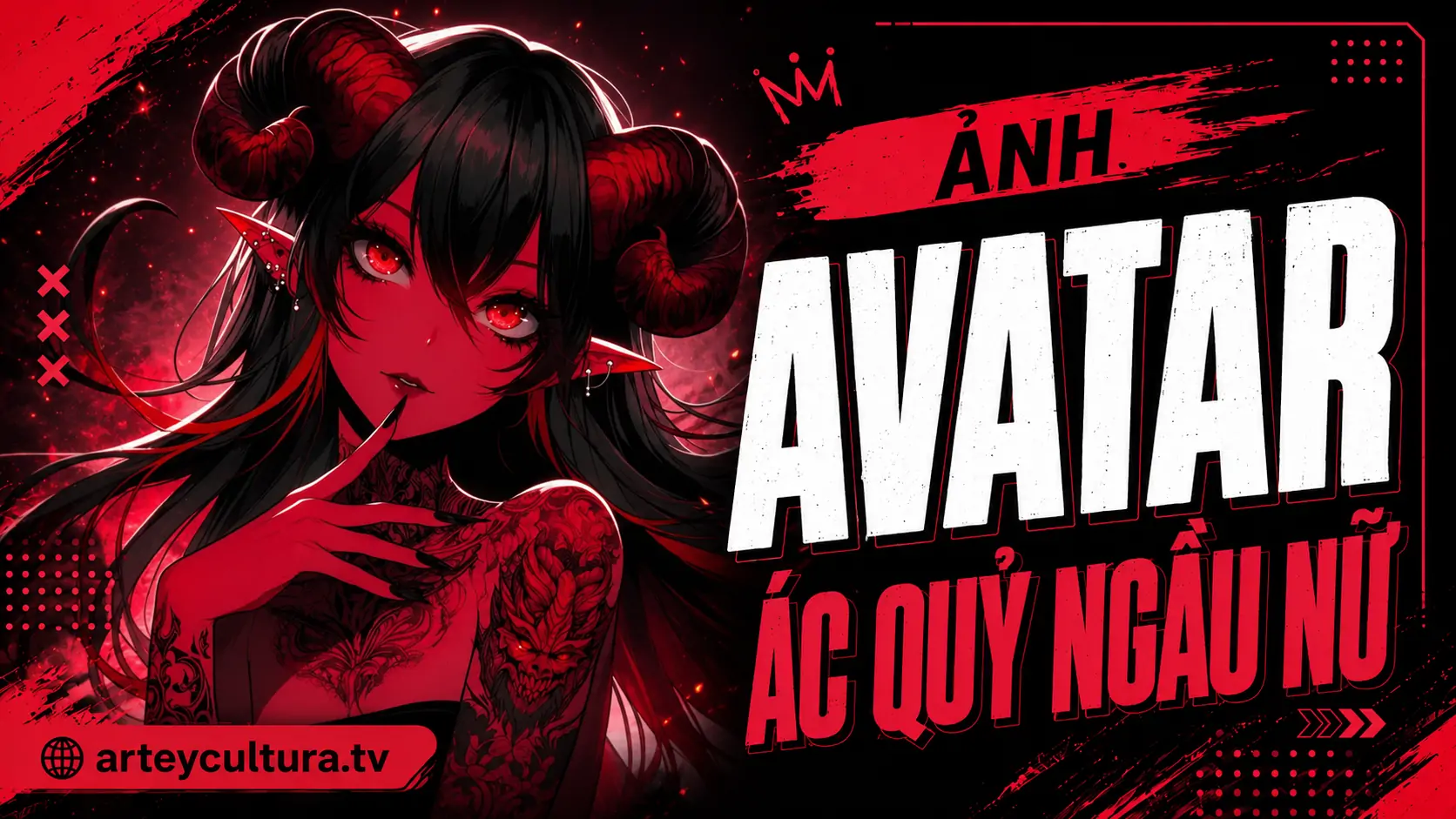 99 Ảnh Avatar Nữ Ác Quỷ Ngầu lấy cảm hứng từ truyện tranh, trò chơi và thời trang gothic