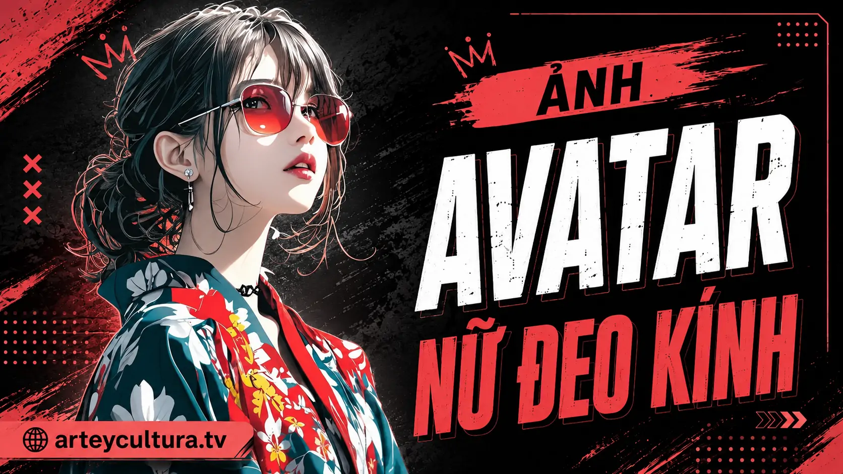 80 Ảnh Avatar Nữ Đeo Kính Cute nhẹ nhàng cá tính hiện đại, dành cho nàng thích ảnh đại diện nổi bật