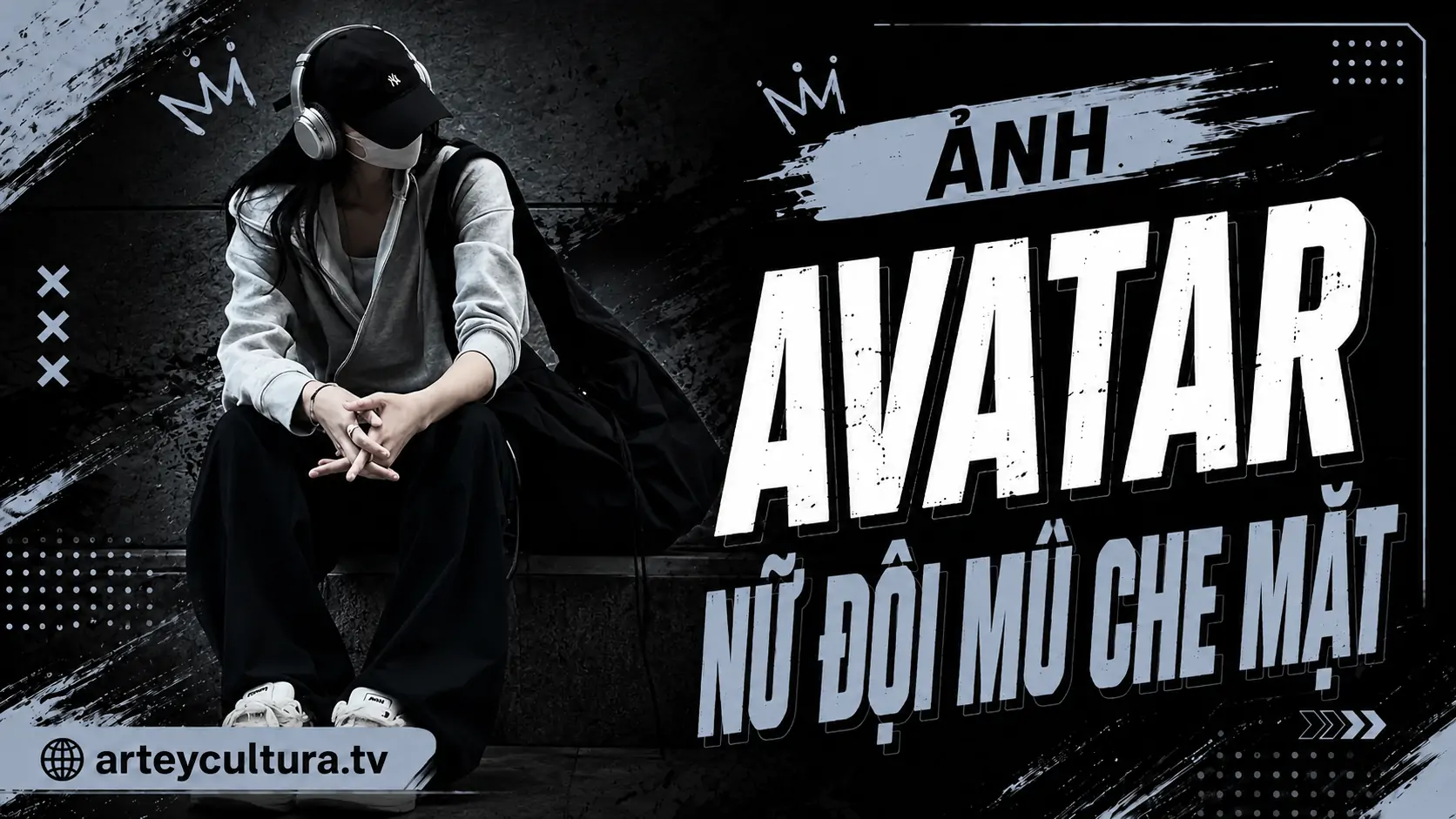 69 Ảnh Avatar Nữ Đội Mũ Che Mặt cá tính với tông trầm ấm tóc phủ vai, thần thái rất riêng