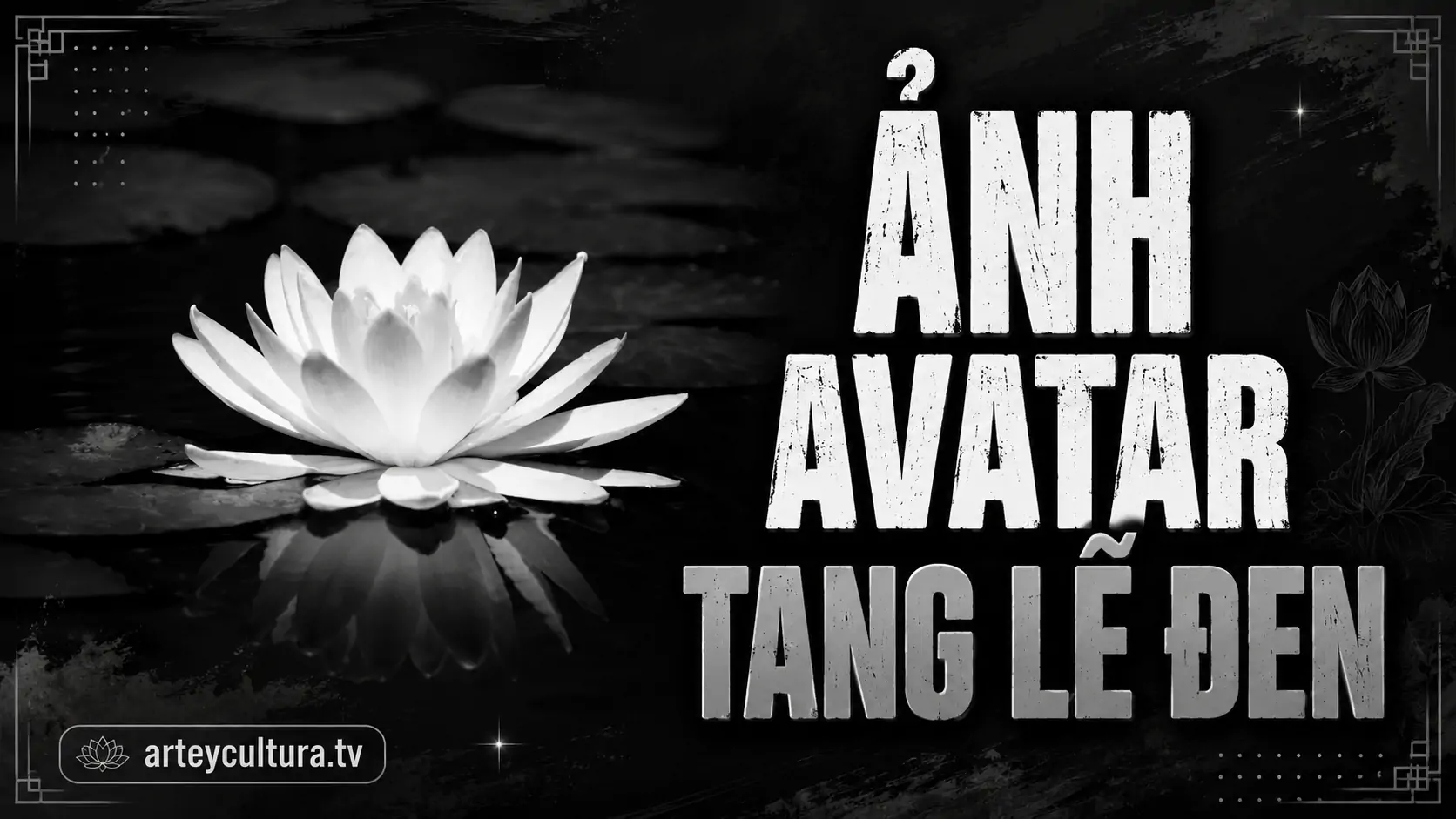 80 Ảnh Avatar Tang Lễ Đen trang nghiêm dùng làm ảnh đại diện khi gia đình có người thân tạ thế