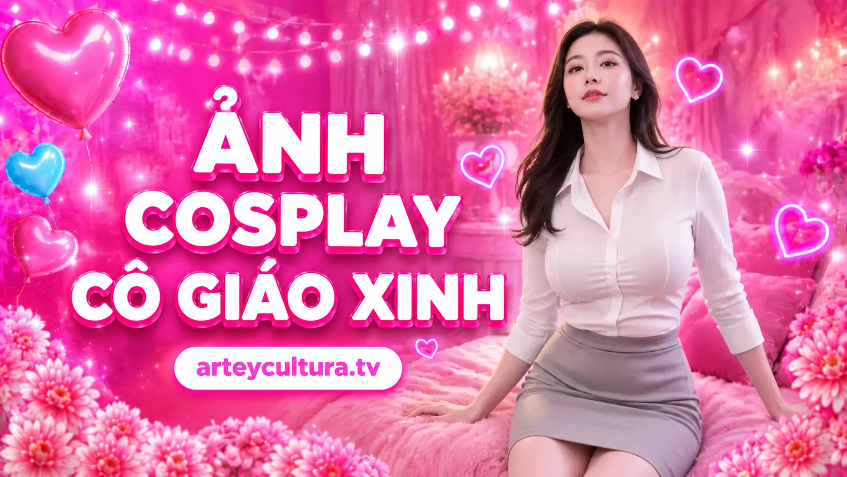 63 Ảnh Cosplay Cô Giáo Sexy nổi bật với sơ mi trắng, váy đen, nụ cười hiền và khí chất gợi cảm quyến rũ