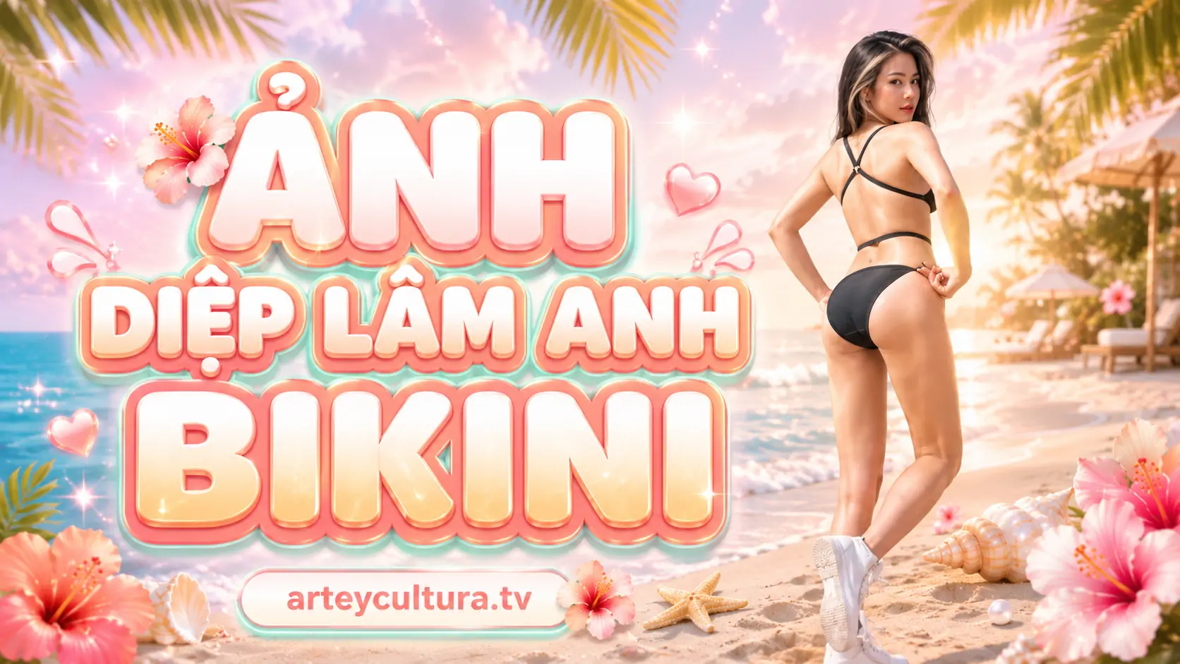 47 Ảnh Diệp Lâm Anh mặc Bikini Sexy bên biển xanh khoe body săn chắc và nét đẹp mẹ hai con