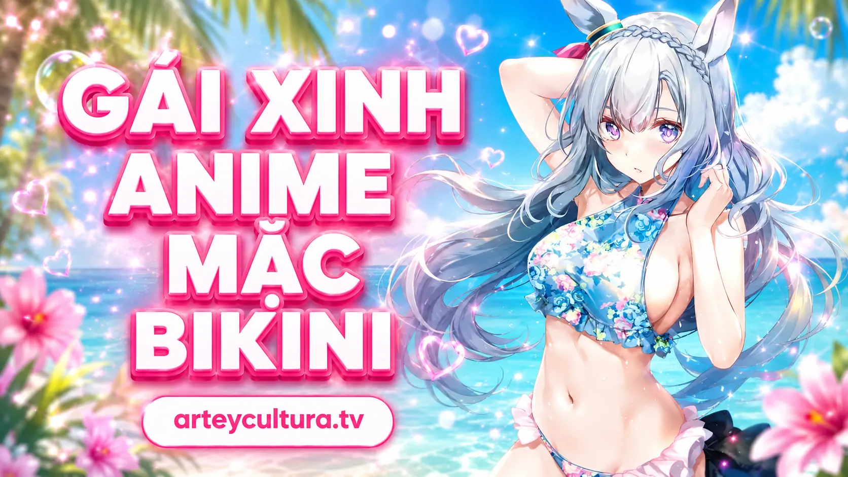 115 Ảnh Gái Anime Mặc Bikini Xinh Đẹp Sexsy phong cách hiện đại, bãi cát vàng và sắc độ màu da mềm mại