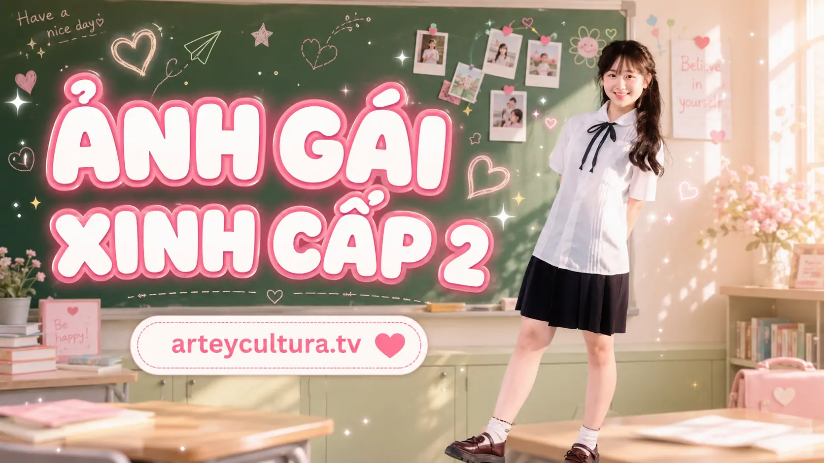 90 Ảnh Gái Xinh Cấp 2 dễ thương cho ai thích nét đẹp trong sáng, đáng yêu và nhẹ nhàng