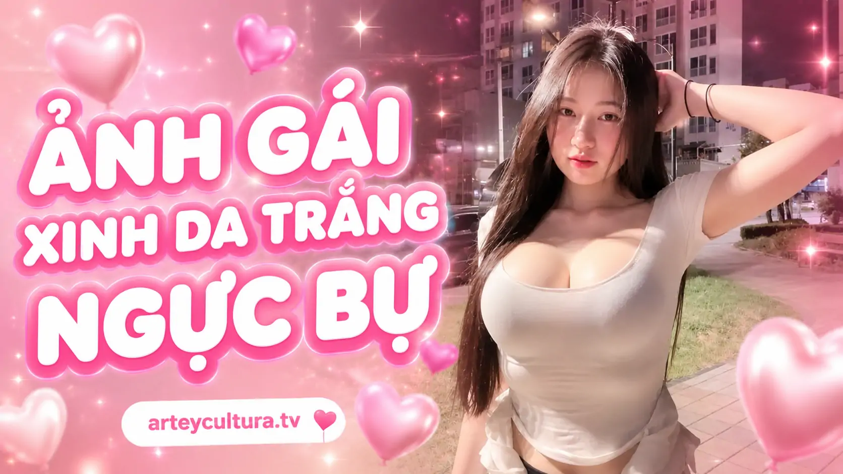 95 Ảnh Gái Xinh Da Trắng Vòng 1 Bỏng Mắt với lớp trang điểm nhẹ, khuôn mặt hài hòa và đôi mắt sâu thẳm