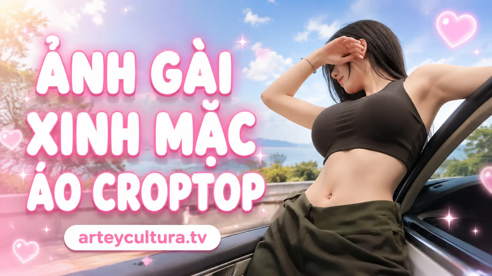 59 Ảnh Gái Xinh Mặc Áo Croptop đẹp nhẹ nhàng với vòng eo nhỏ, nụ cười tỏa nắng và dáng pose tự nhiên