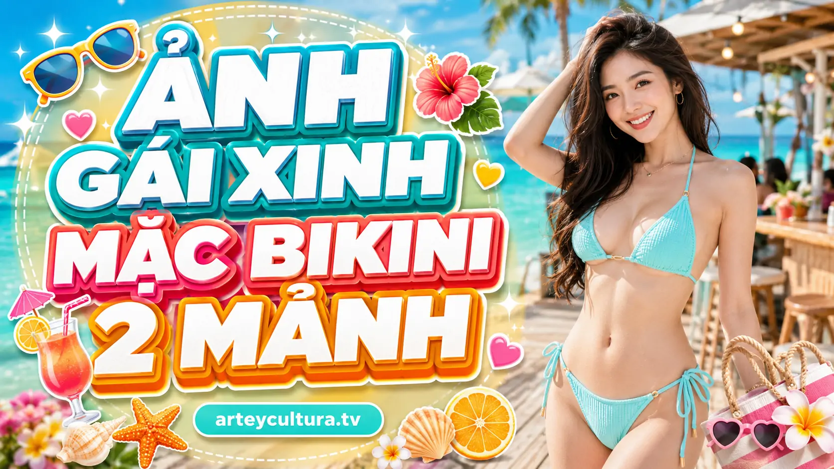 95 Ảnh Gái Xinh Mặc Bikini 2 Mảnh Nhỏ với phong cách mùa hè hiện đại khoe làn da bánh mật khỏe khoắn