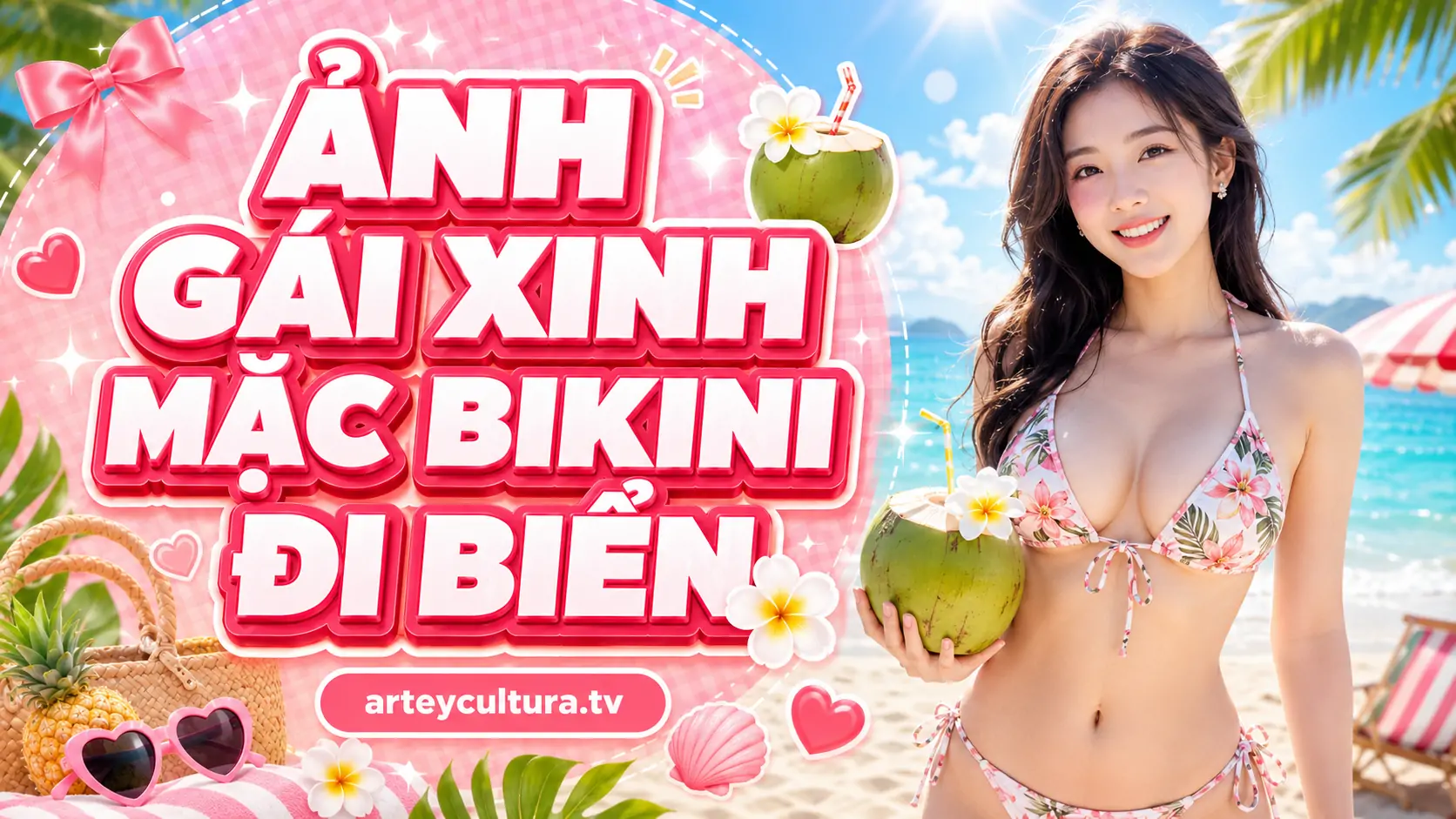 95 Ảnh Gái Xinh Mặc Bikini Đi Biển tôn đường cong mềm mại gợi cảm giác tự do và đầy sức sống