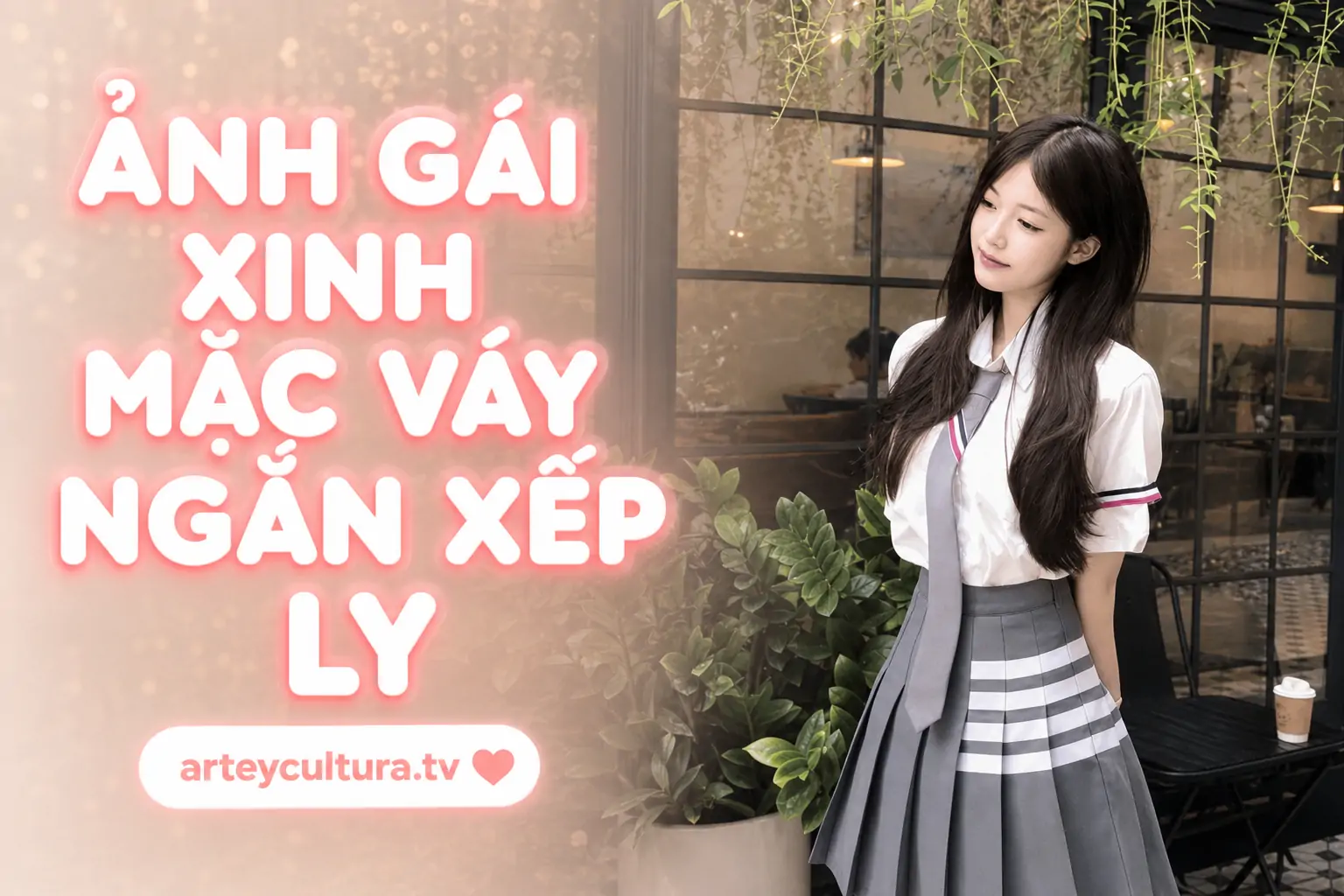 80 Ảnh Gái Xinh Mặc Váy Ngắn Xếp Ly dành cho người thích thời trang dạo phố năng động