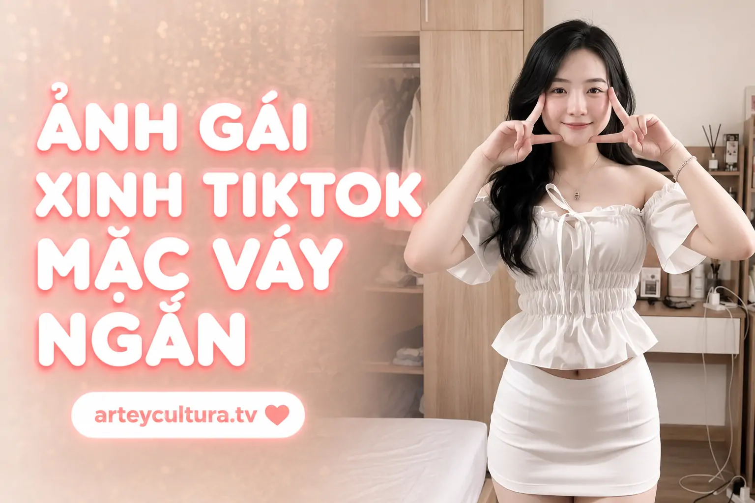 81 Ảnh Gái Xinh Tiktok Mặc Váy Ngắn bắt trend nhạc remix với phong cách năng động hợp gu giới trẻ