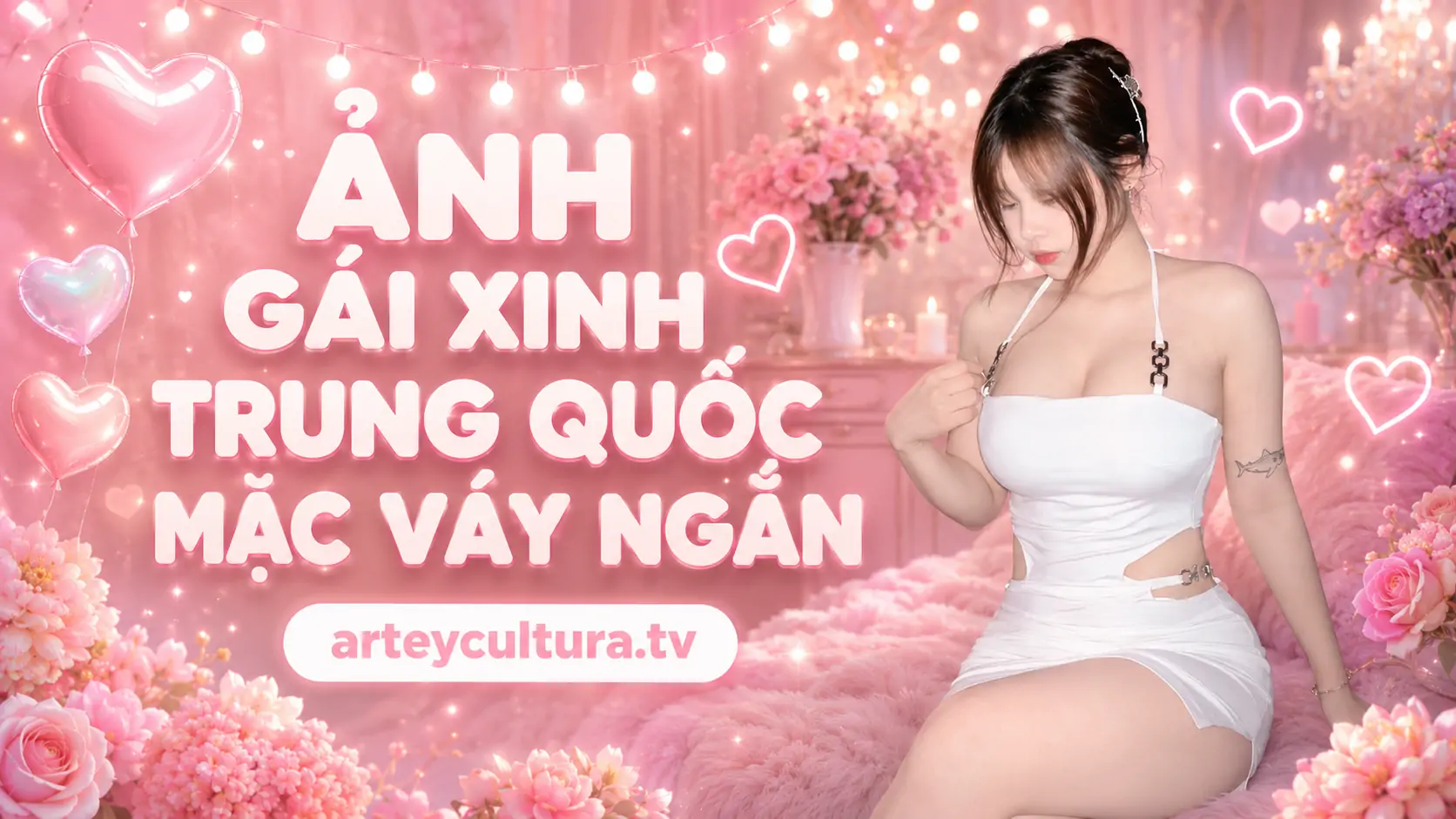 85 Ảnh Gái Xinh Trung Quốc Mặc Váy Ngắn sexy từ váy xếp ly tới Mini Juyp khoe đôi chân thon dài