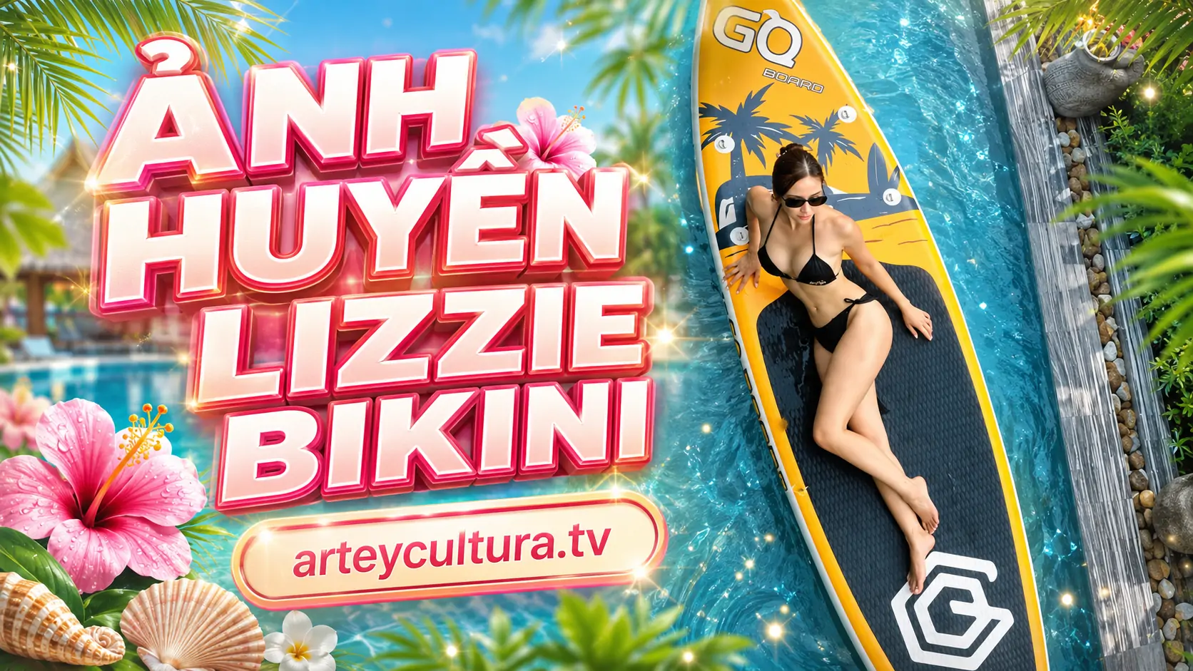 69 Ảnh Huyền Lizzie mặc Bikini Sexy tràn đầy năng lượng, nụ cười rạng rỡ và nét đẹp chuẩn hot girl