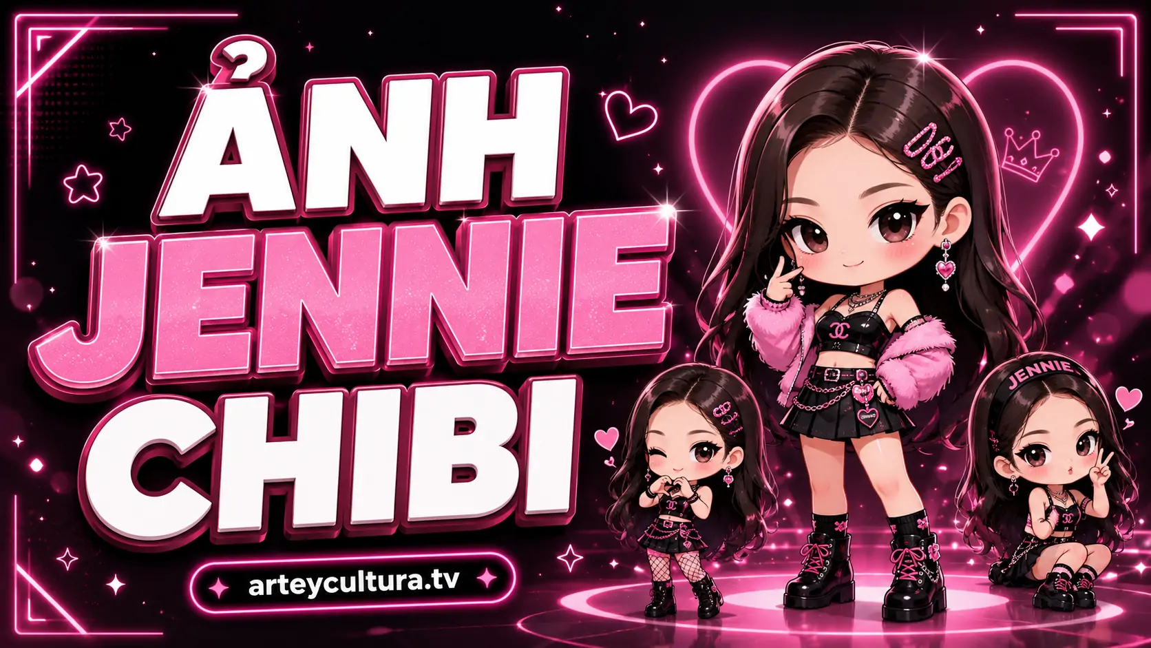 40 Ảnh Jennie Chibi Cute cho fan muốn lưu giữ khoảnh khắc idol theo cách thời trang mới