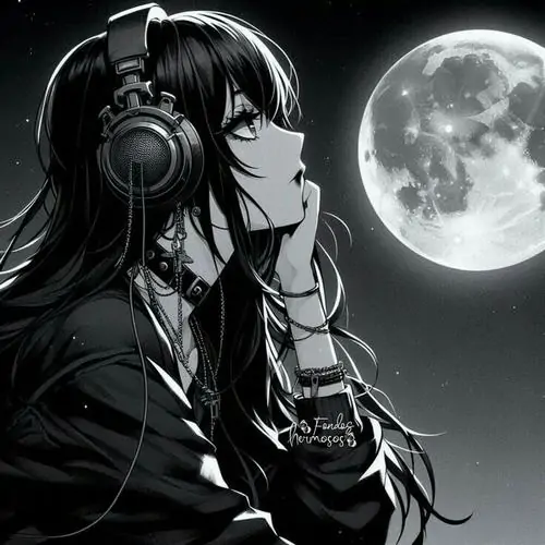 anh nen don sac anime nu tam trang 1