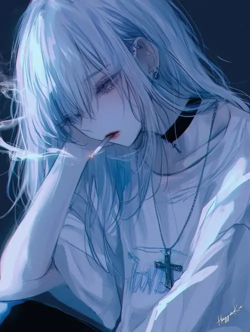 anh nen don sac anime nu tam trang 11