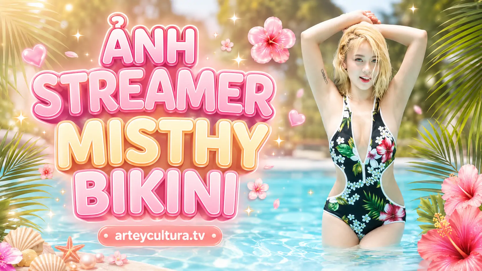 21 Ảnh Misthy mặc Bikini Sexy với visual năng động cá tính khoe phong cách streamer nữ hiện đại