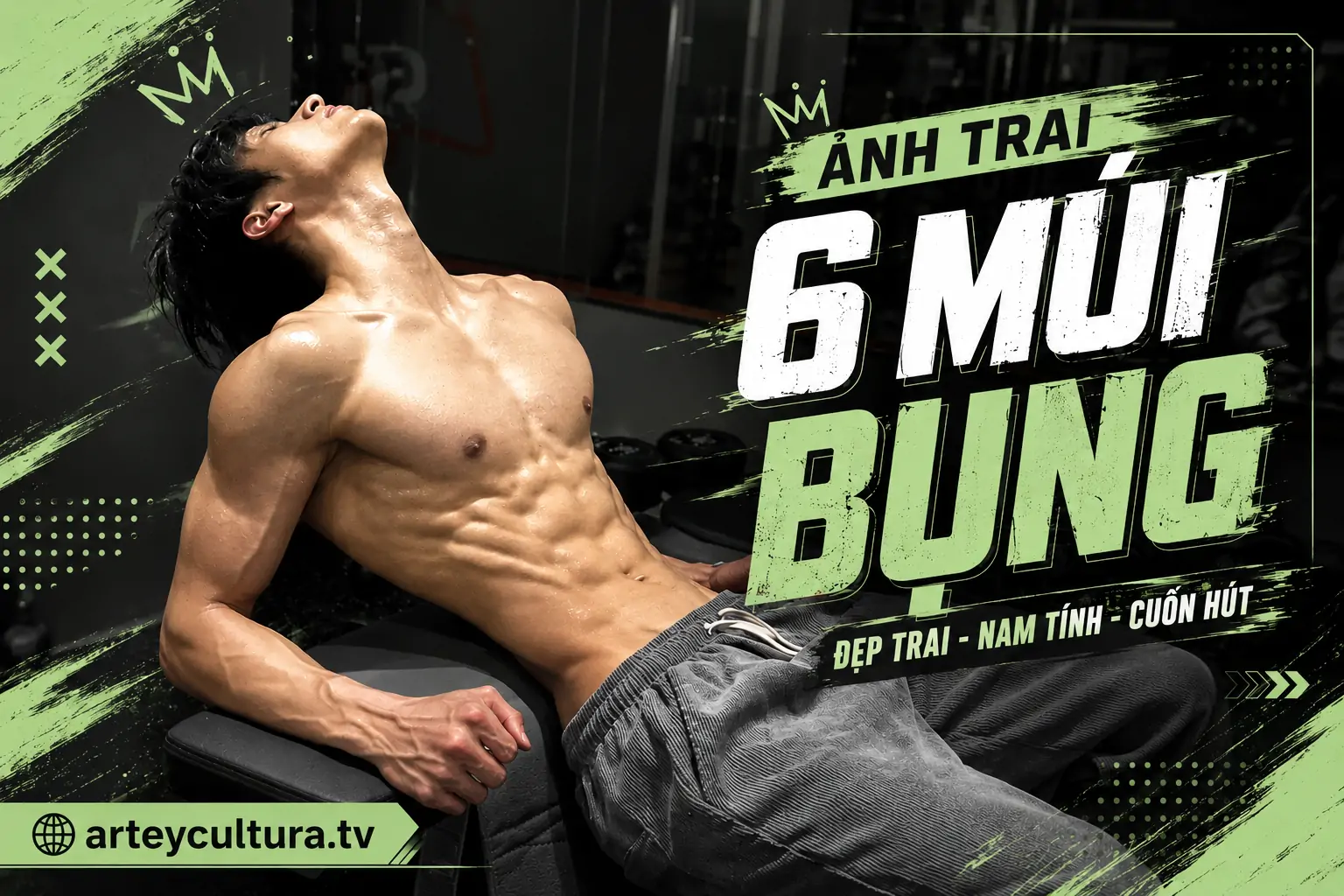 175 Ảnh Trai 6 Múi khoe rãnh bụng V line, bờ vai rộng và phom dáng vạm vỡ như nam thần